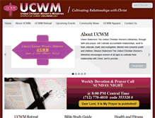 Tablet Screenshot of cochusa-ucwm.com